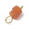 8Pcs 8 Styles Natural Mixed Stone Heishi Beaded Connector Charms PALLOY-JF03583-6
