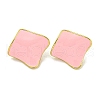 PVD Vacuum Plating 304 Stainless Steel & Enamel Stud Earrings for Women EJEW-G401-02G-02-2