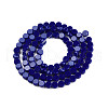 Opaque Solid Color Glass Beads Strands GLAA-N052-05B-A01-2