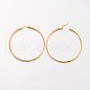 304 Stainless Steel Hoop Earrings EJEW-N0016-11G-J-2