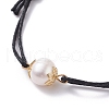 Natural Pearl Beads Bracelet BJEW-JB07473-4