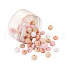 80Pcs 8 Style Food Grade Eco-Friendly Silicone Beads SIL-TA0001-04-12