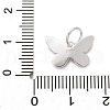 925 Sterling Silver Enamel Butterfly Charms STER-D300-28P-05-3