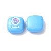 Spray Painted Alloy Enamel Beads PALLOY-M215-15J-2