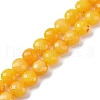 Natural White Jade Dyed Beads Strands G-C179-A44-03-2