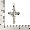 316 Surgical Stainless Steel Pendants STAS-E212-168AS-3