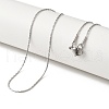 Tarnish Resistant Trendy Unisex 304 Stainless Steel Coreana Chain Necklaces NJEW-L043-51P-1