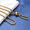 Adjustable 304 Stainless Steel Slider Necklaces X-NJEW-L156-002B-G-3