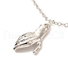 Rack Plating Alloy Hand Pendant Necklaces Sets NJEW-B081-11B-4