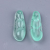Transparent Spray Painted Glass Pendants GLAA-S183-18B-2