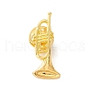 Tuba Alloy Brooch JEWB-M022-03G-1