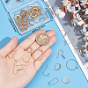 Beebeecraft 60Pcs 6 Style 304 & 316L Surgical Stainless Steel Earring Findings DIY-BBC0001-74-3