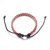 Adjustable Braided Leather Cord Bracelets BJEW-P099-21E-3