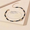 Bohemian Glass Seed Bead & Natural Cowrie Shell Beaded Anklets FS-WG8F2C0-01-4