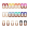 Beadthoven 22Pcs 11 Colors Resin & Walnut Wood Pendants RESI-BT0001-10-2