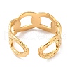 Ion Plating(IP) 304 Stainless Steel Finger Rings RJEW-L102-41G-4