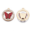 Alloy Rhinestone Pendants X1-PALLOY-S183-001E-RS-3