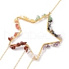 Crystal Chandelier Glass Teardrop Pendant Decorations HJEW-D029-03G-A-3