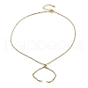 2Pcs 2 Colors 304 Stainless Steel Singapore Chain Necklace Making AJEW-JB01333-4