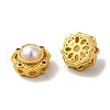 Rack Plating Hollow Brass Cubic Zirconia Beads KK-K381-16B-MG-2