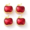 Alloy Enamel Beads ENAM-B001-06B-1