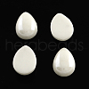 Pearlized Plated Opaque Glass Cabochons PORC-S778-5x8-M-2