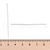 304 Stainless Steel Flat Head Pins X-STAS-Z089-03P-08-3