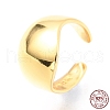 925 Sterling Silver Cuff Earrings EJEW-H124-08G-4