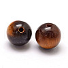 Grade A Natural Tiger Eye Round Beads G-L451-01-6mm-1