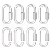 Unicraftale 6Pcs Alloy Screw Carabiner Lock Charms FIND-UN0003-31P-1
