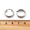 201 Stainless Steel Hoop Earrings EJEW-P304-15C-P-5