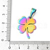 Ion Plating(IP) 304 Stainless Steel Pendants STAS-I135-31M-3