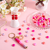 SUNNYCLUE 96Pcs 12 Colors Food Grade Eco-Friendly Silicone Abacus Beads SIL-SC0001-87E-4