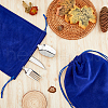 HOBBIESAY 10Pcs 5 Colors Velvet Drawstring Gift Bags TP-HY0001-14-3