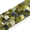 Natural Xiuyan Jade Beads Strands G-T140-42-4
