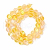 Synthetic Moonstone Beads Strands G-E573-01B-02-3