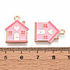 Alloy Enamel Pendants ENAM-T022-27-3