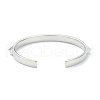 Brass Cuff Bangles BJEW-A116-08-3