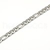 Tarnish Resistant Fashionable 304 Stainless Steel Figaro Chain Necklaces for Men X-STAS-A028-N016P-2