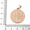 Ion Plating(IP) 304 Stainless Steel Pendants STAS-A053-24B-RG-3