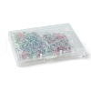 80Pcs 7 Styles Transparent Glass Beads Strands EGLA-FS0001-45-6
