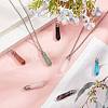 SUNNYCLUE Gemstone Pointed Pendants G-SC0001-12P-4