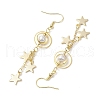 Brass Dangle Earring EJEW-TA00478-4