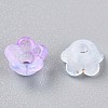 Frosted Transparent Acrylic Beads OACR-N137-72K-3