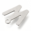 201 Stainless Steel Charms X-STAS-C021-06P-W-3