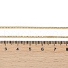 Brass Box Chain Necklaces NJEW-K123-11G-4