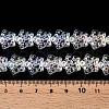 Transparent Electroplate Glass Beads Strands EGLA-N012-18-4