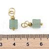 Natural Green Aventurine Pendants STAS-Z129-01G-05-3