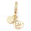 Rack Plating Brass Pendants KK-D027-07G-2