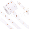 CHGCRAFT 6.25 Yards Cotton Ribbon with Golden Plated Eyelets OCOR-BC0006-75B-1